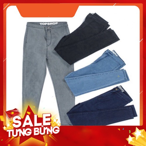 [FREE SHIP]  Quần bò cạp cao dành cho nữ HY097 - Q.ỉn Store - Q.ỉn Store