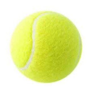 Bóng tennis đã qua sử dụng.