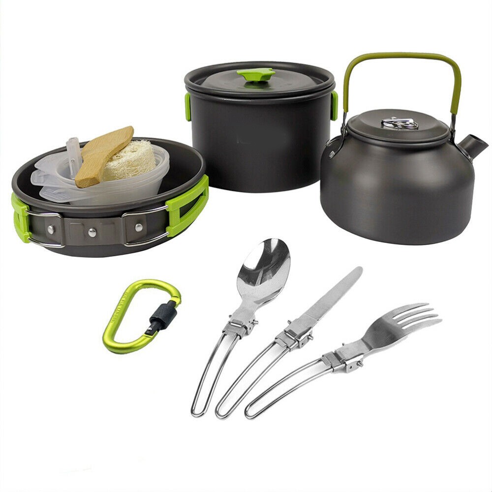 Bộ Dụng Cụ Nấu Ăn 15 Món Tiện Dụng Khi Đi Dã Ngoại