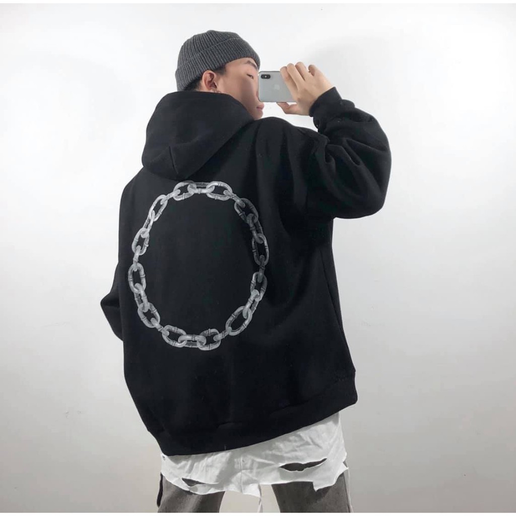 ÁO KHOÁC NỈ HOODIE DÂY XÍCH NAM NỮ - GIN STORE