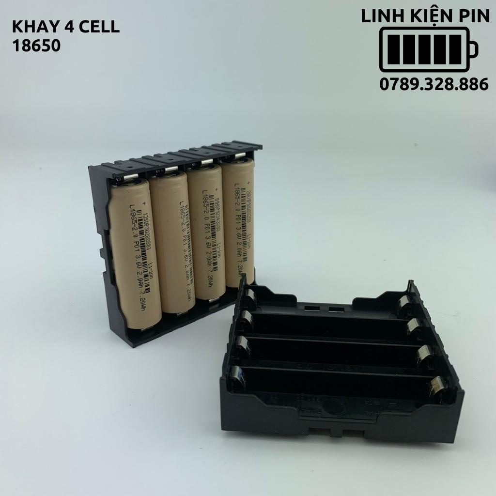 Khay 4 cell pin 18650, khay cân bằng pin chất lượng cao
