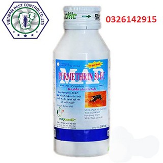 Thuốc diệt muỗi Permethrin 50EC công nghệ ANH QUỐC - 100ml