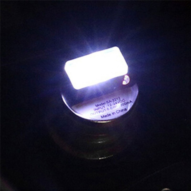 Đèn LED USB không dây trang trí nội thất xe hơi