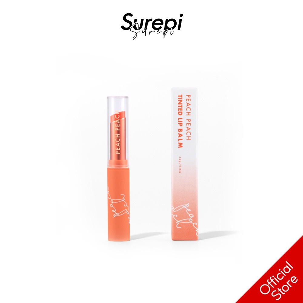 Son thỏi Surepi Peach Peach Tinted Lip Balm 3.2g