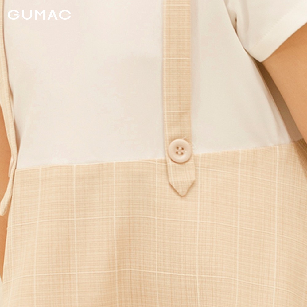 Đầm yếm caro xòe dành cho bé gái DKA1092 GUMAC | BigBuy360 - bigbuy360.vn