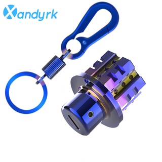 Bộ phụ kiện chìa khóa + đầu chìa khóa bằng titan cnc cao cấp