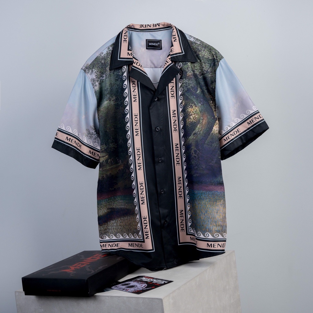 MENDE - Old Horse Shirt - Áo sơ mi nam tay ngắn