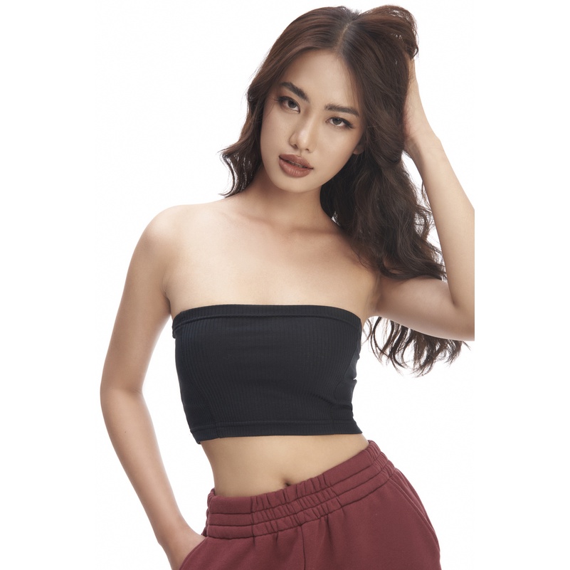 Là min - Áo Knit Tube Top