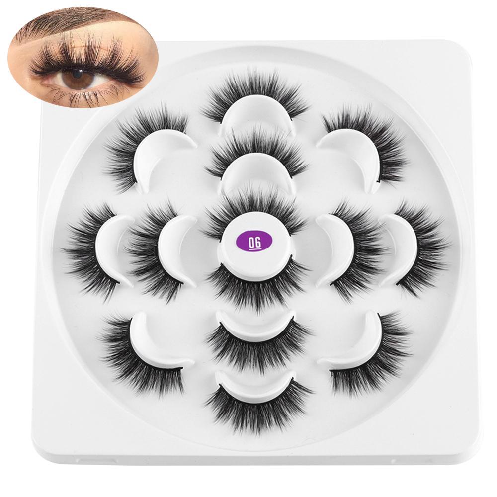 Set 7 Cặp Lông Mi Giả Dài Trang Điểm Tự Nhiên