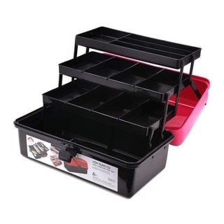 Cốp nhựa đựng đồ nail 3 tầng loại xịn cứng cáp
