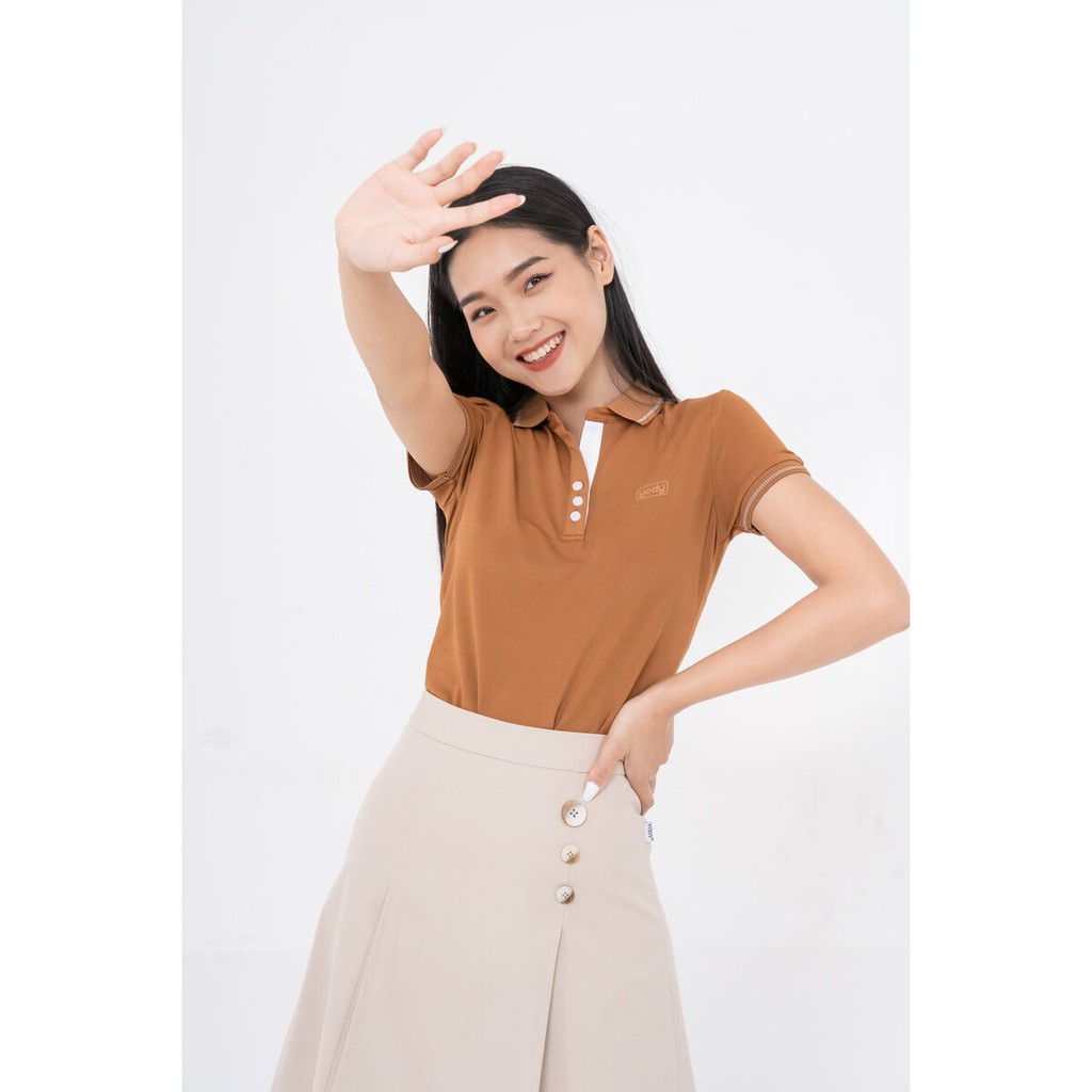 Áo Phông Polo YODY Nữ Coolmax Lacoste Mền Mịn Và Thấm Hút Tốt APN3516 | BigBuy360 - bigbuy360.vn