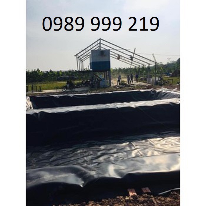 Bạt nhựa HDPE 0.3mm-k6-50m lót bể cá koi cty suncogroup việt nam