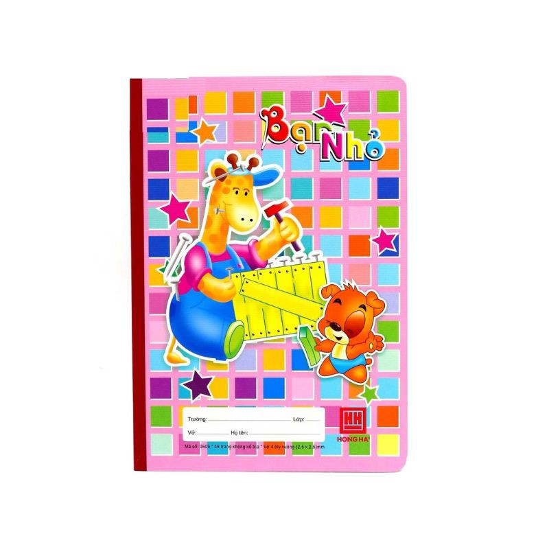 Vở Hồng Hà 4 ô li 48 trang 0509