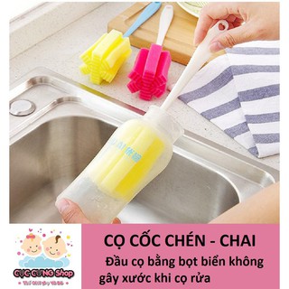 Dụng cụ cọ cốc chén, chai