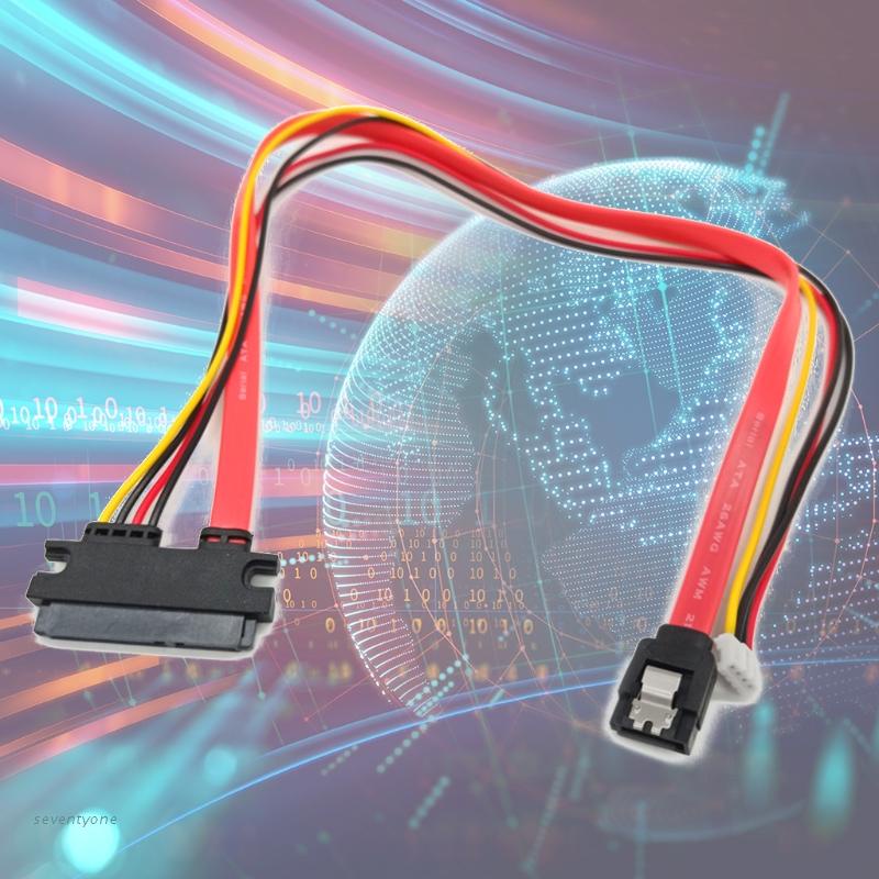 ❤Dây Cáp Nối Dài Chuyển Đổi Dữ Liệu SATA III 3.0 7 + 15 22 pin SATA Cho 2.5 "and 3.5" HDD SSD