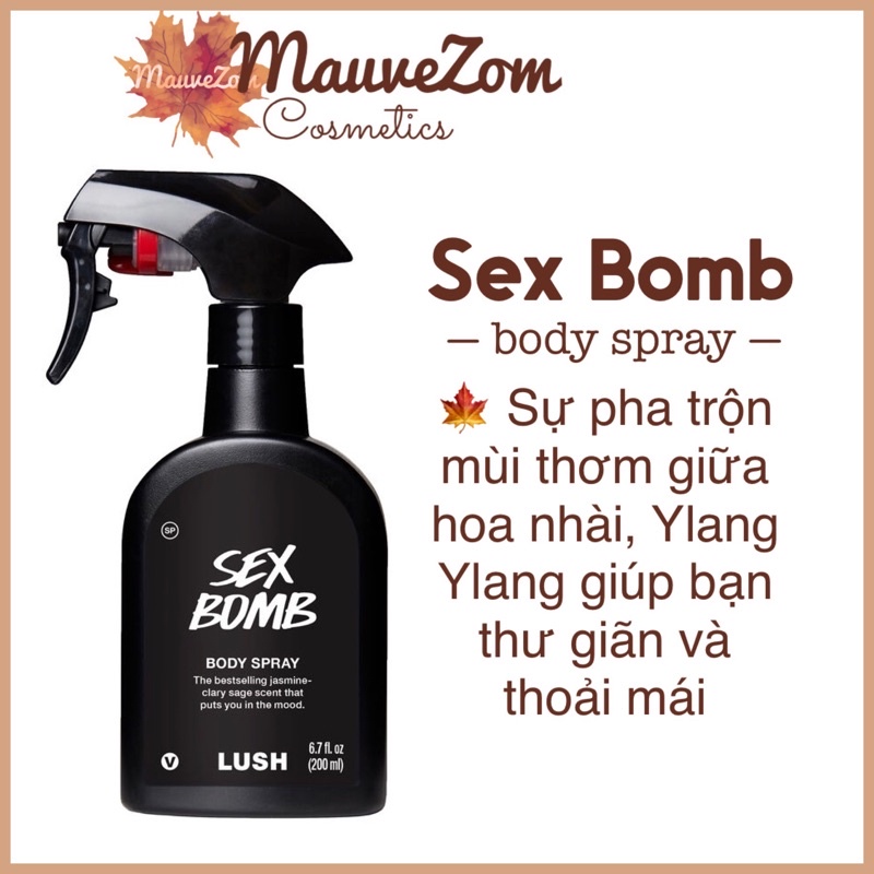 Xịt toàn thân Sex Bomb body spray - LUSH