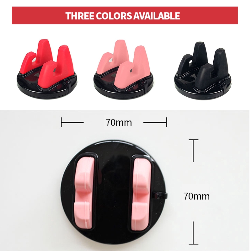 Giá đỡ điện thoại xoay 360 độ chống trượt tiện dụng cho xe hơi