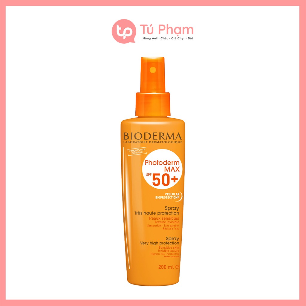 Kem Chống Nắng Dạng Xịt Bioderma Photoderm Max Spray SPF 50+ 200ml