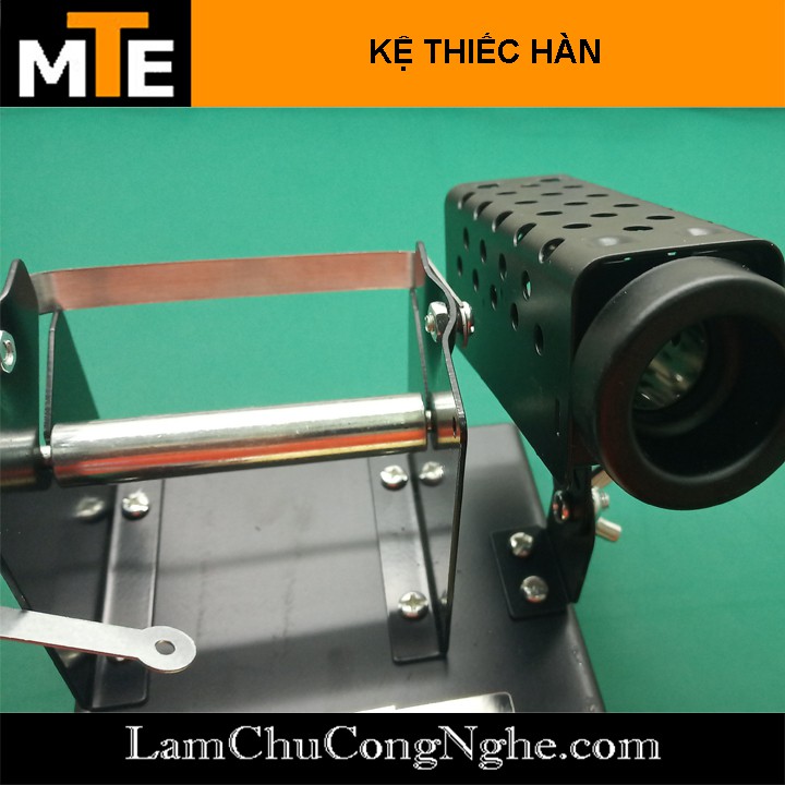 Giá đỡ mỏ hàn kèm kệ thiếc hàn loại tốt chống mũi hàn tiếp xúc với bên ngoài