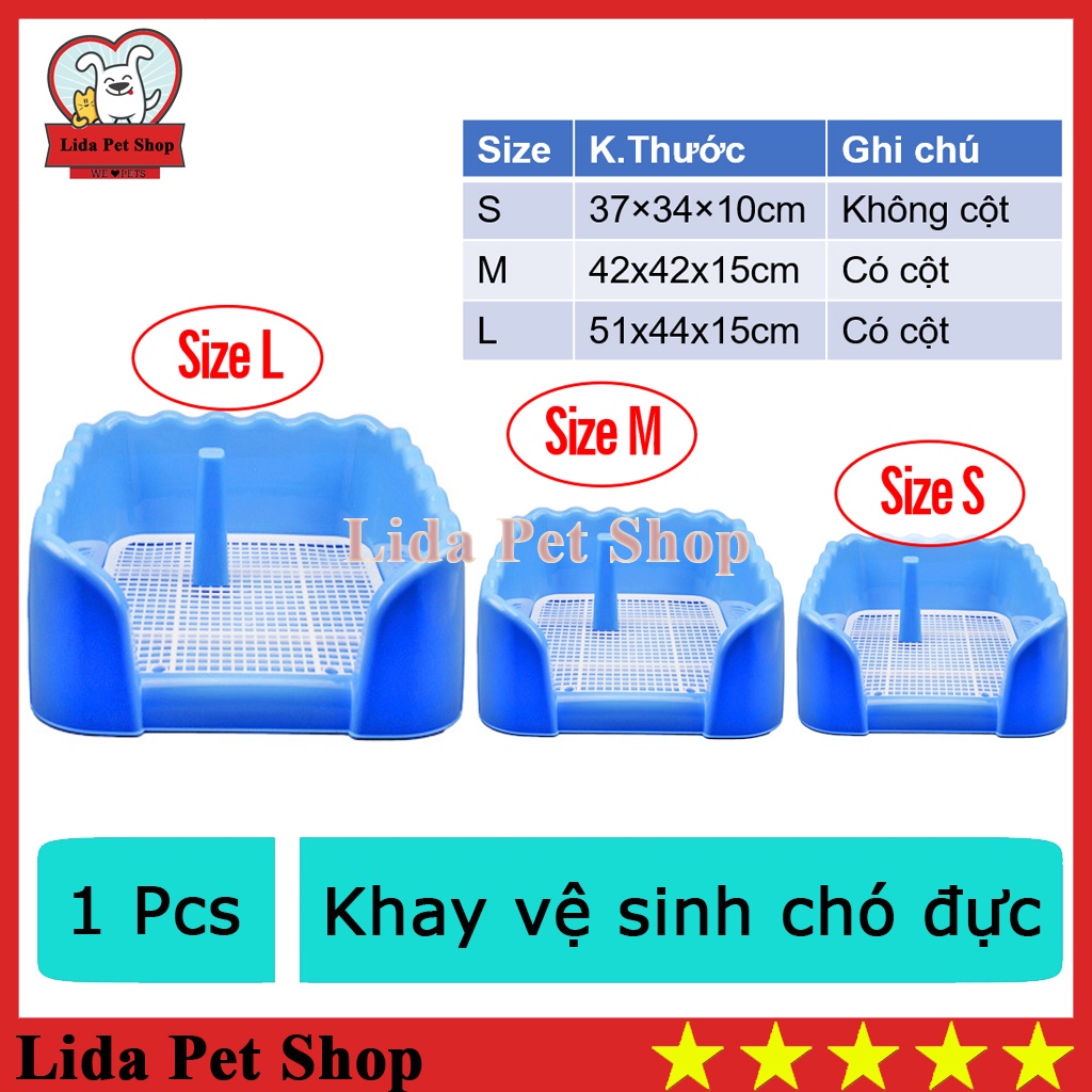 Khay Vệ Sinh Cho Chó Đực NHIỀU MẦU - Lida Pet Shop