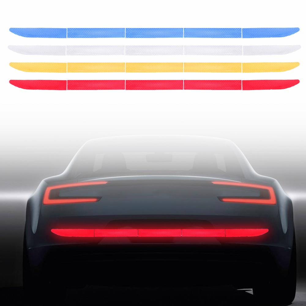 Bộ 5 Miếng Dán Phản Quang 90 * 3.5cm Cảnh Báo An Toàn Cho Xe Hơi