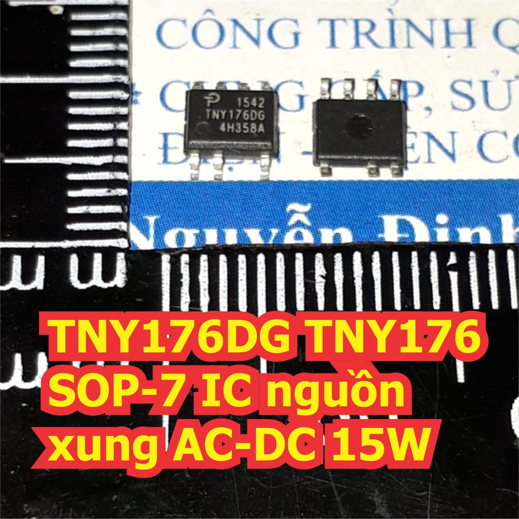 2 con TNY176DG TNY176 SOP-7 IC nguồn xung AC-DC 15W kde7409