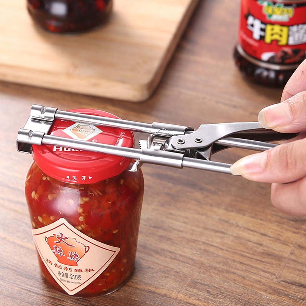 Dụng Cụ Mở Nắp Chai Đa Năng Bằng Thép Không Gỉ