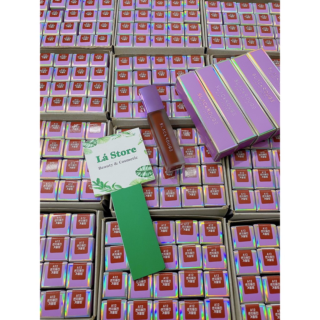 CHÍNH HÃNG - Son kem lì Black Rouge Air Fit VelVet Tint A12 | BigBuy360 - bigbuy360.vn