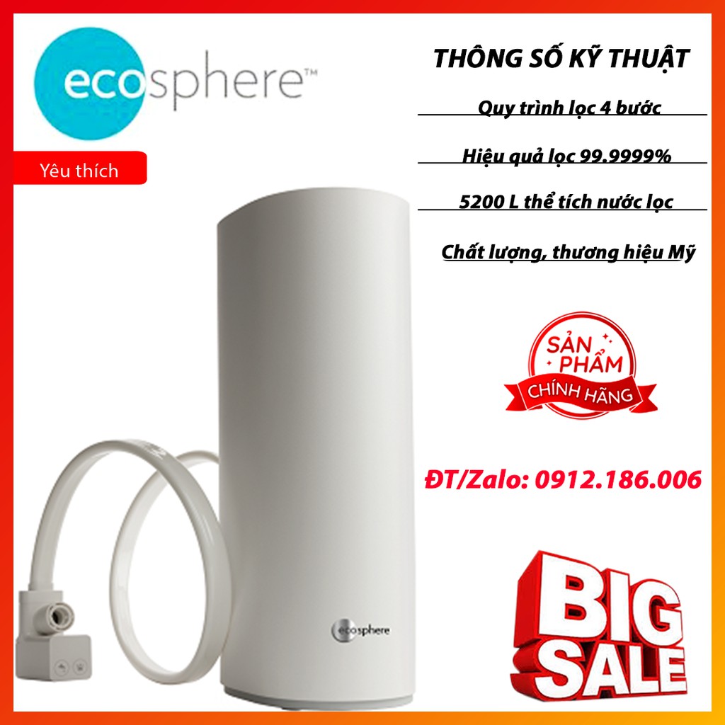 Máy lọc nước Ecosphere - Hàng chính hãng