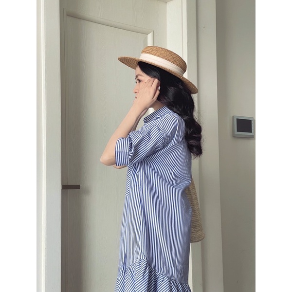 YUMINA DRESS - Váy sơ mi thiết kế bèo tầng nhẹ REGEN