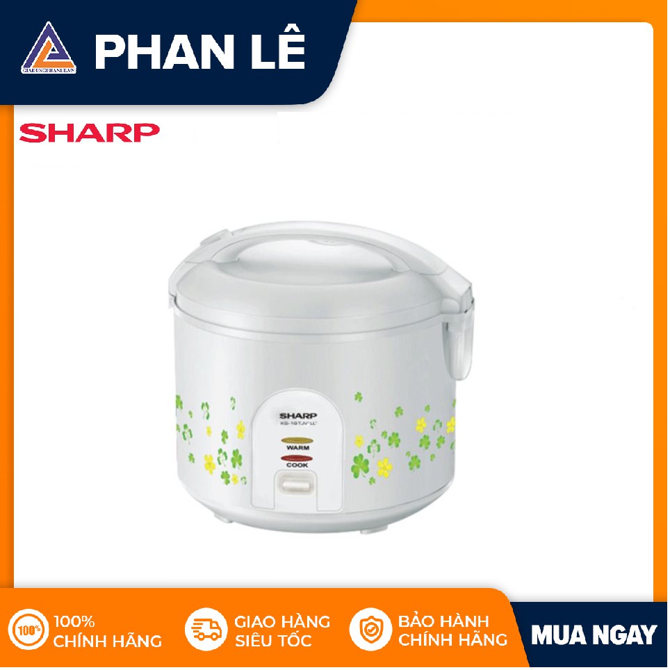 [Mã ELHADEV giảm 4% đơn 300K] Nồi cơm điện nắp gài Sharp KS-18TJV-LL