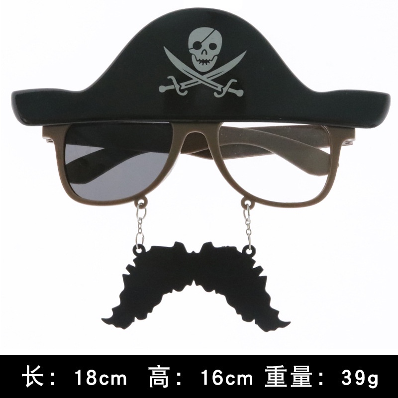 Mắt Kính Hóa Trang Halloween Hình Bộ Râu Ngộ Nghĩnh