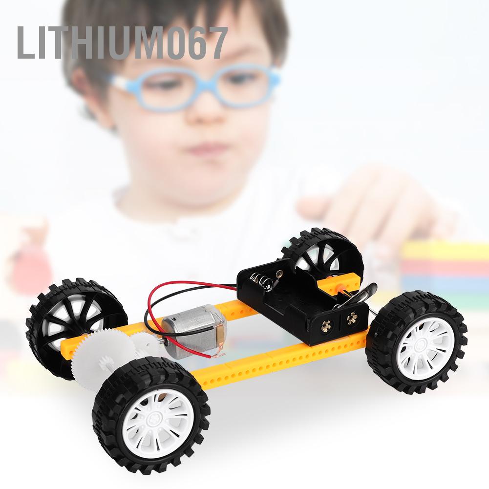 Đồ chơi trẻ em Lắp Ráp Bánh Răng Xe Hơi Điện Tử DIY Giáo Dục Khoa Học Cho Bé br &gt;