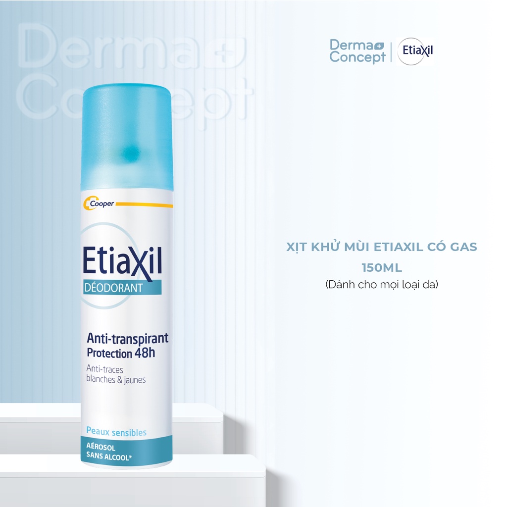 Xịt khử mùi cơ thể Etiaxil Deodorant Anti-Transpirant 48H 100ml/150ml