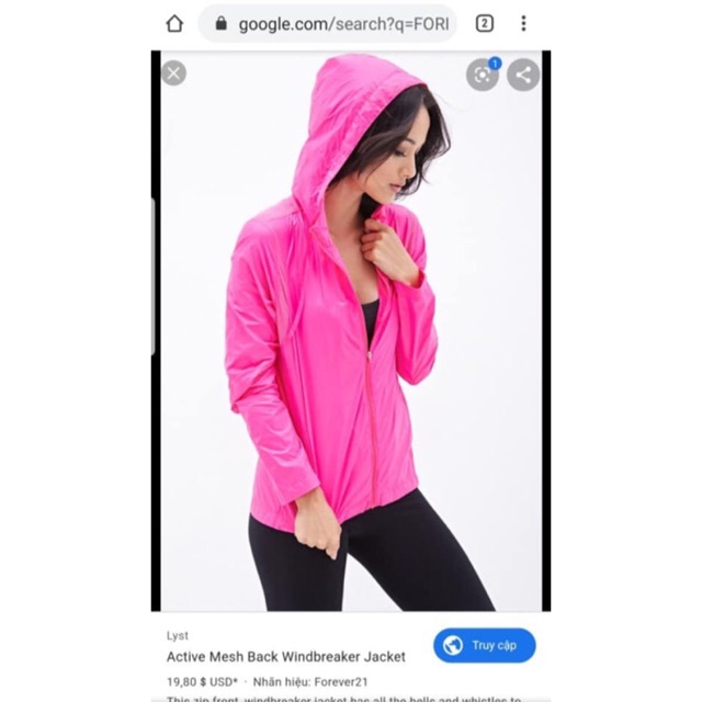 Khoác nữ có nón F21 Xuất xịn | BigBuy360 - bigbuy360.vn