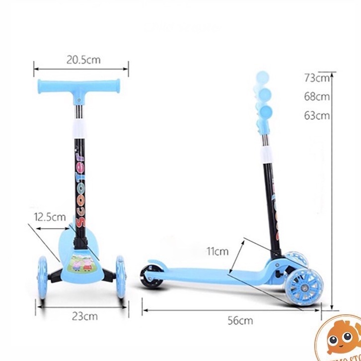 Xe chòi chân cho bé, Xe trượt Scooter cho bé, trẻ em cao cấp