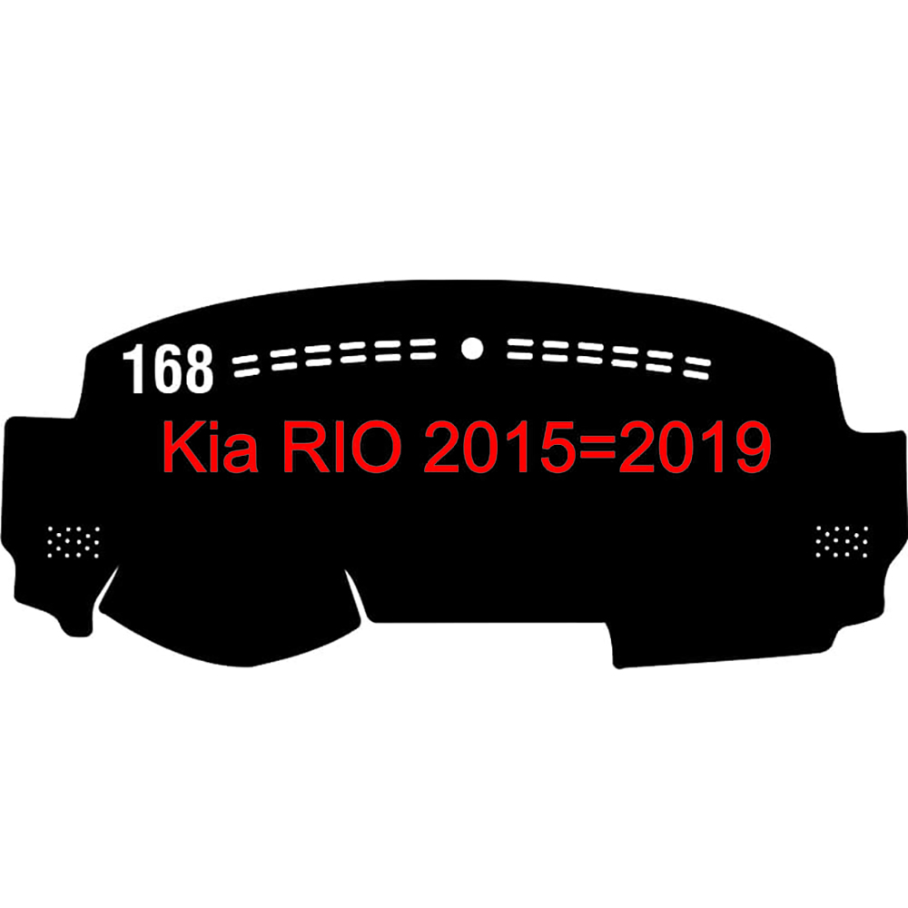 Thảm Taplo xe Kia Rio 2015-2019 chất liệu Nhung lông cừu hoặc Da Carbon