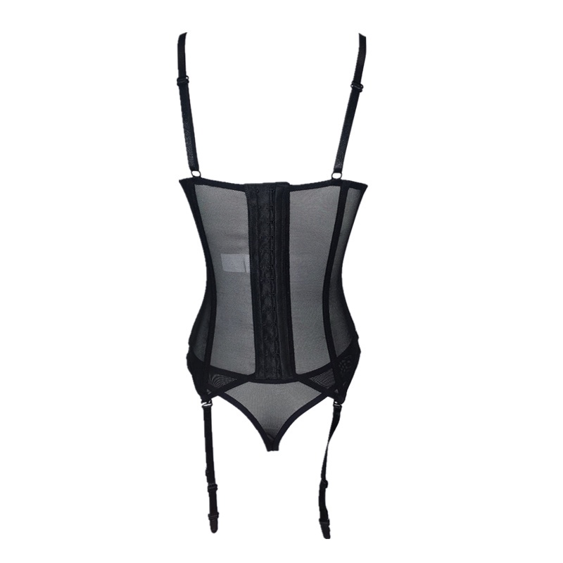 Bộ Đồ Lót Liền Thân Phối Ren Quyến Rũ Sang Trọng 8519