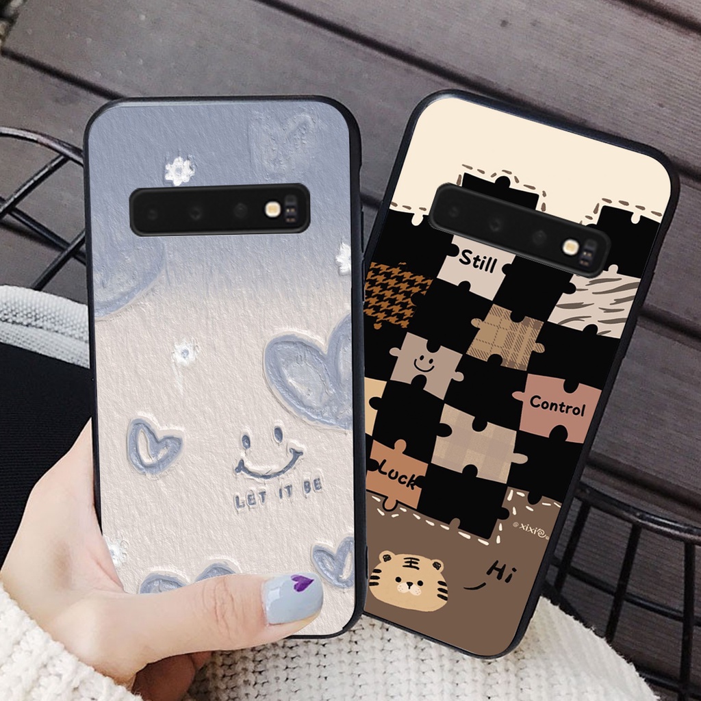 Ốp lưng Samsung Galaxy S10 / S10 PLUS / S10 5G in hình cao cấp mẫu kẻ caro,mikenbe@r siêu hot