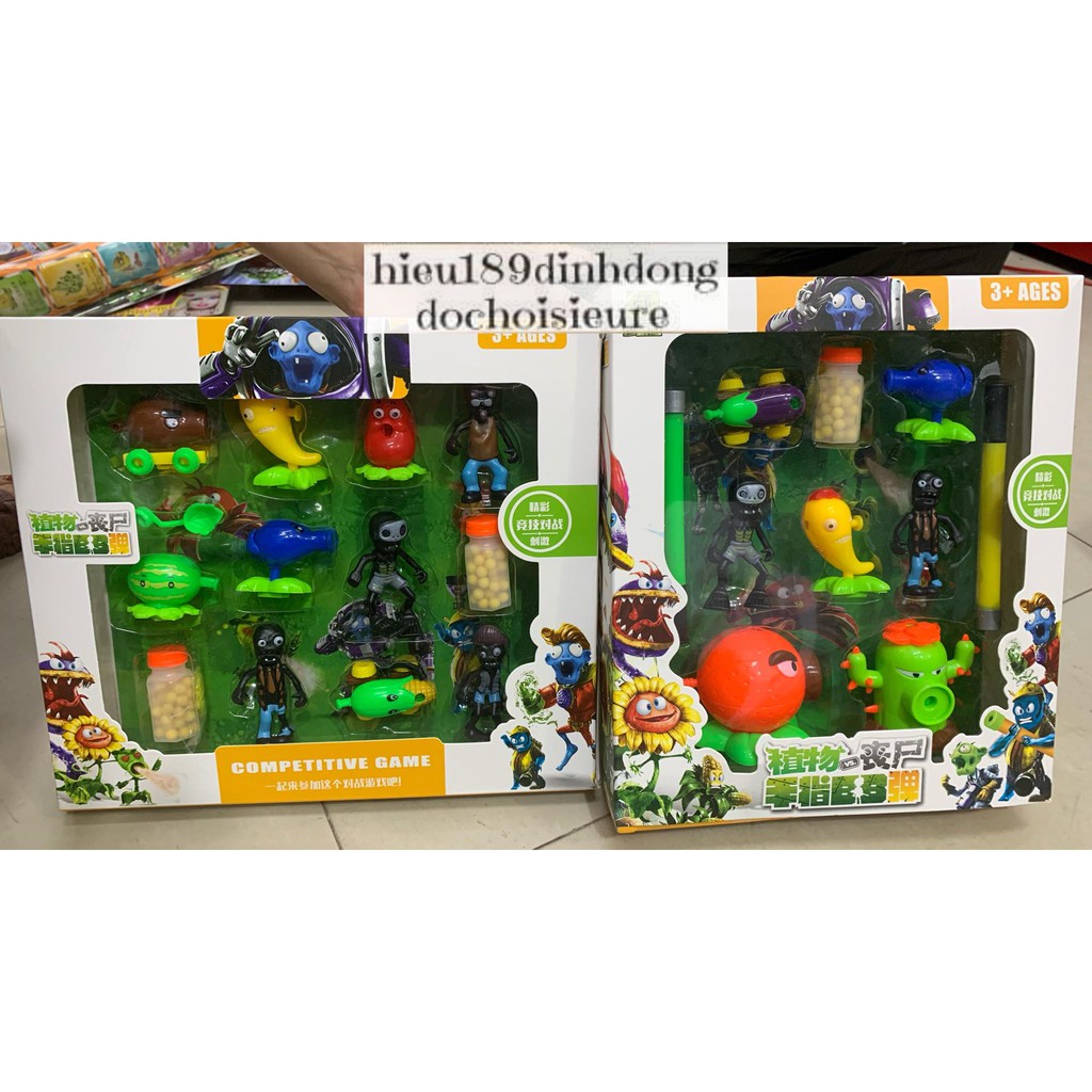Hộp Đồ Chơi Game Hot Plants vs Zombie bơi hoa quả nổi giận (Khách hàng chat chọn mẫu)