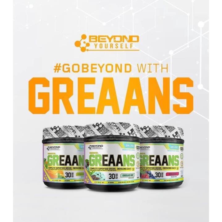Beyond Greaans Bổ Sung Acid Amin Từ Thực Vật Hỗ Trợ Phục Hồi Và Phát Triển Cơ Bắp (30 Lần Dùng)