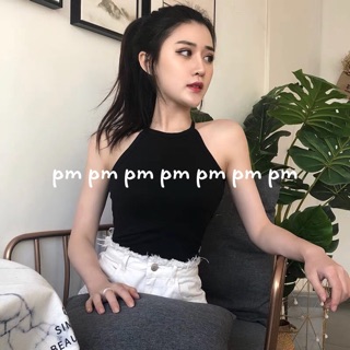 [ TOP1 ] Áo dây yếm COTTON