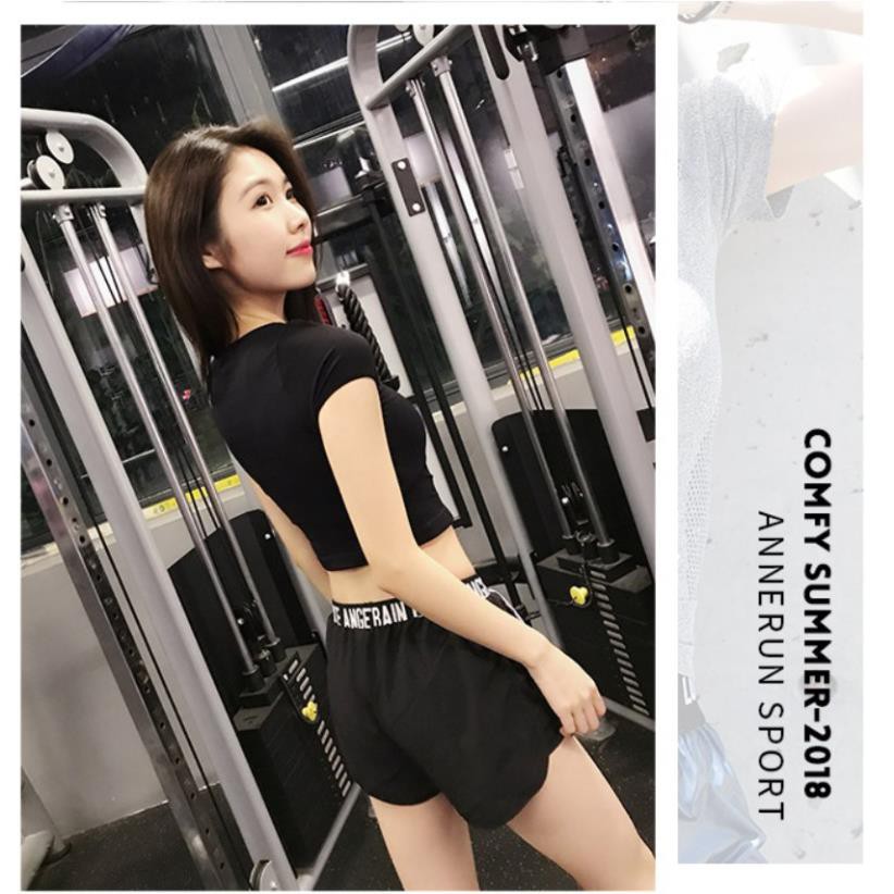 Áo thun phông Croptop ngắn thể thao nữ Califa (Đồ tập gym,yoga) (Không Quần) I Cửa hàng Việt Nam Kensport .