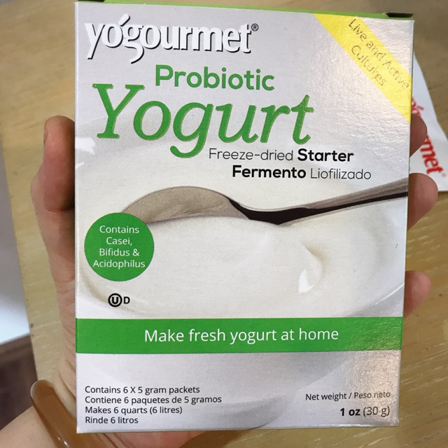 Men sữa chua Probiotic Kefir Yogourmet Canada gói 5gram