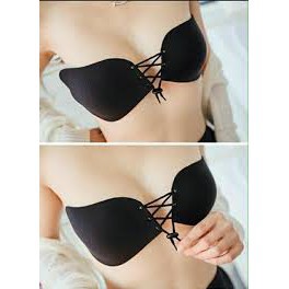 Áo lót nữ miếng dán ngực tạo khe có dây rút nâng ngực tạo khe chất liệu silicon an toàn không độc hại AN88
