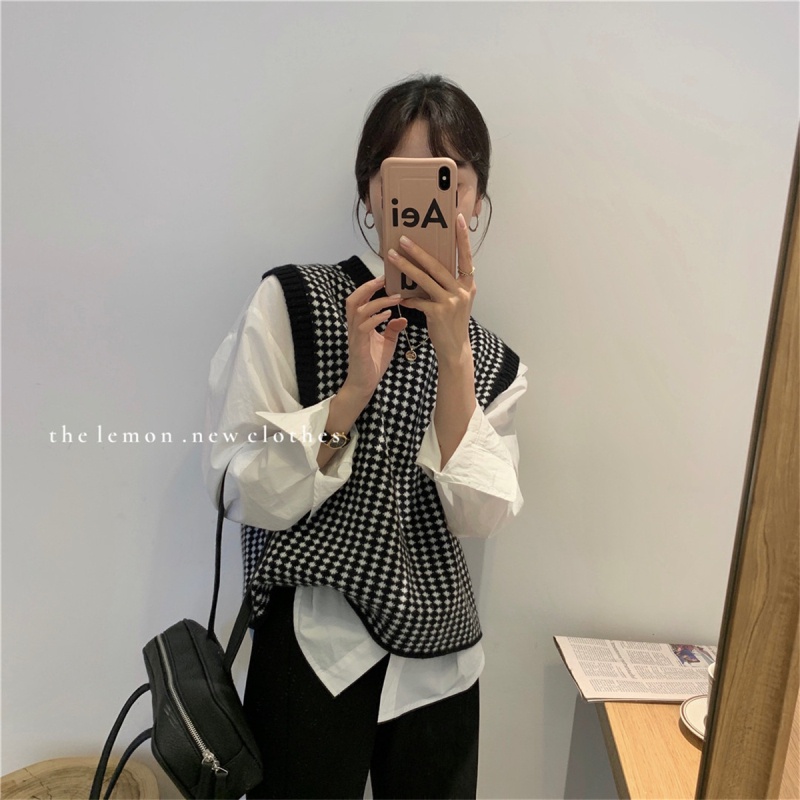 Áo Len Nữ Cộc Tay Thời Trang Hàn Quốc Cá Tính | BigBuy360 - bigbuy360.vn