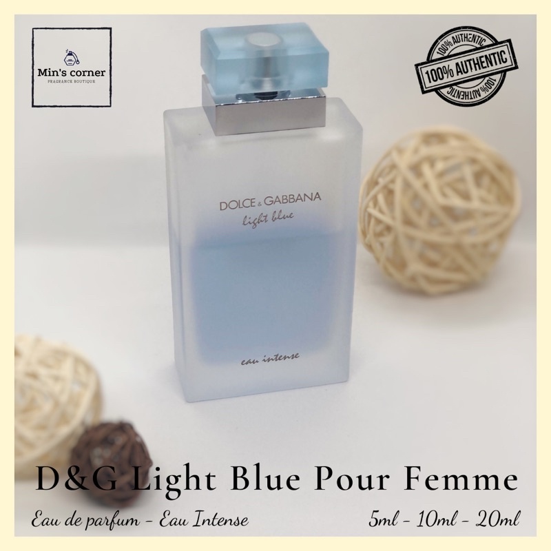 [Min’s corner] Mẫu thử 10ml nước hoa Light Blue Eau Intense nữ