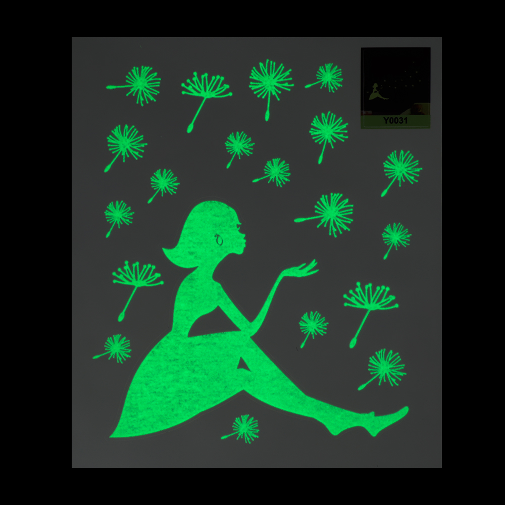 Miếng Dán Tường Dạ Quang Hình Ngôi Sao Và Mặt Trăng