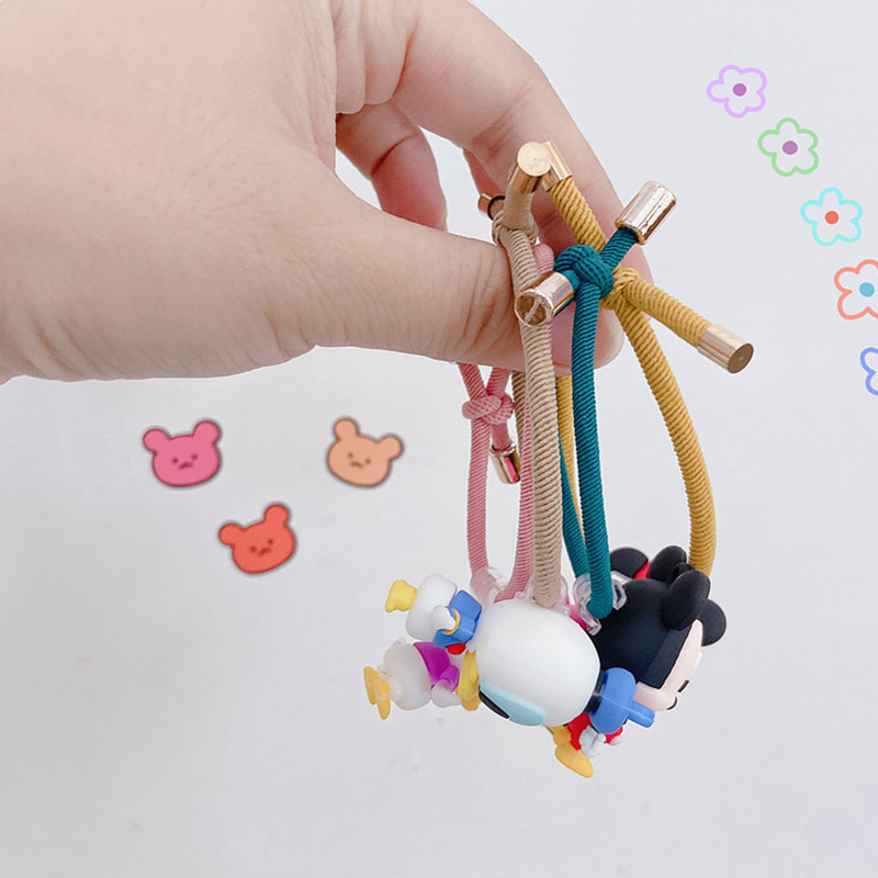 Dây Buộc Tóc Đính Búp Bê 3d Dễ Thương Cho Bé