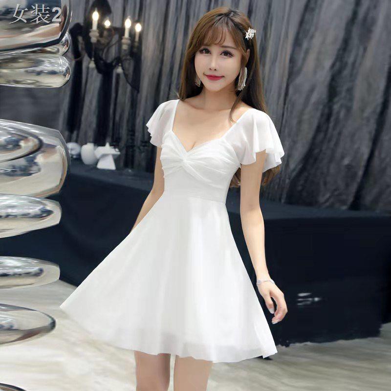 ┇❉❣Hộp đêm sexy dress 2020 mới ngắn cũn cỡn váy sang chảnh dạ hội nữ ăn mặc hợp thời trang <